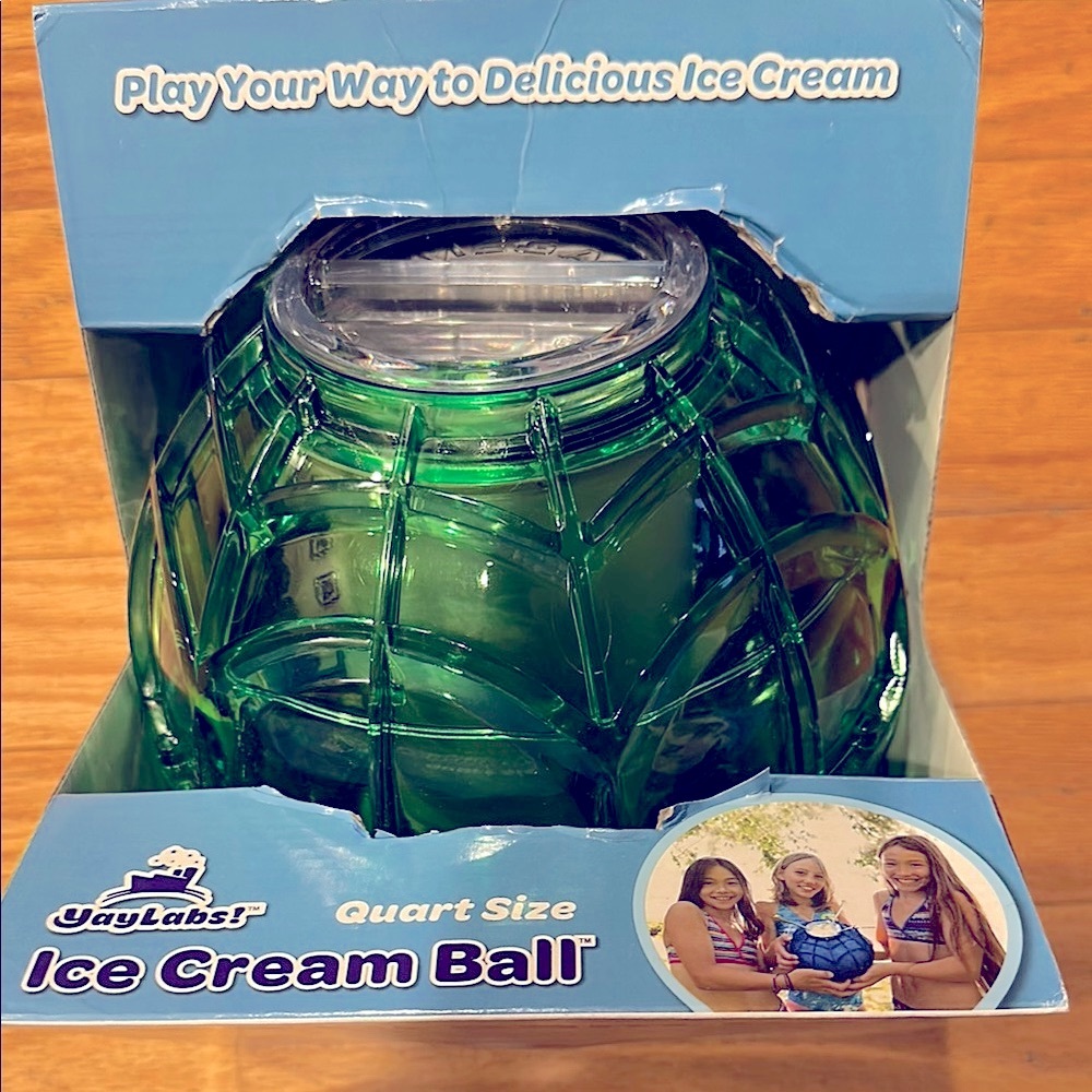YayLabs! Green Ice Cream Ball Quart Size